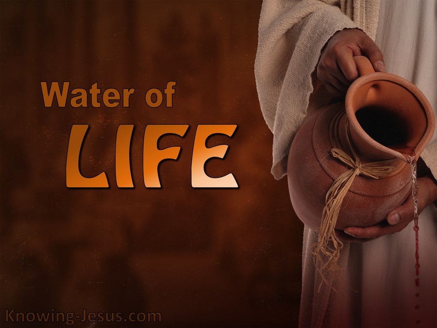 Revelation 21:6 The Water Of Life (devotional)01:19 (brown)